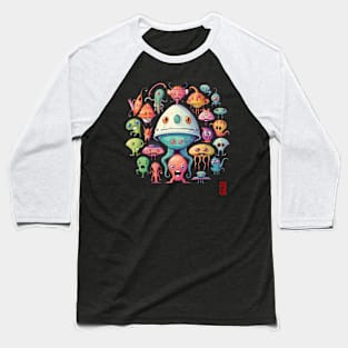 Cute aliens Baseball T-Shirt